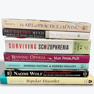 Mental Health‎ Self Help Books Lot Psychology Schizophrenia Bipolar Mind